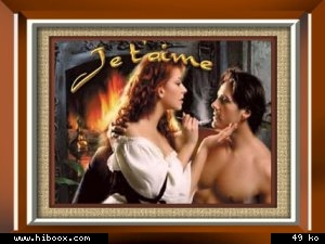 Cadre couple amoureux 