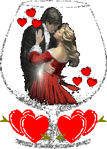 Verre Couple amoureux